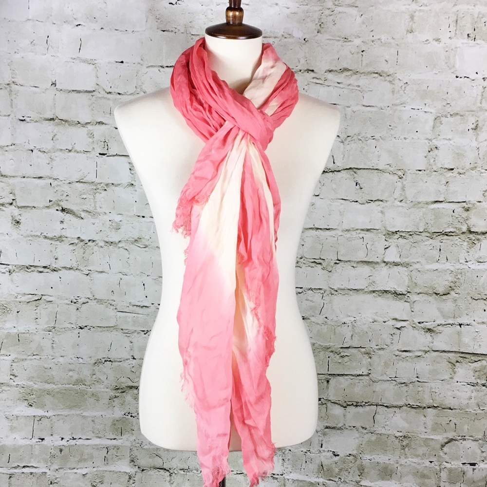 Life is Beautiful Tie Dye Scarf NWT